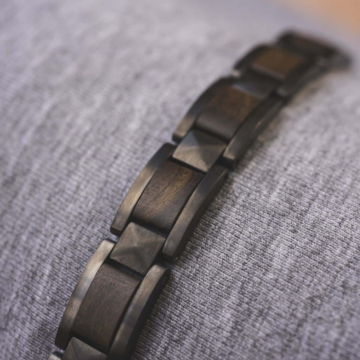 HOLZKERN Armband Rhapsodie Leadwood Schwarz