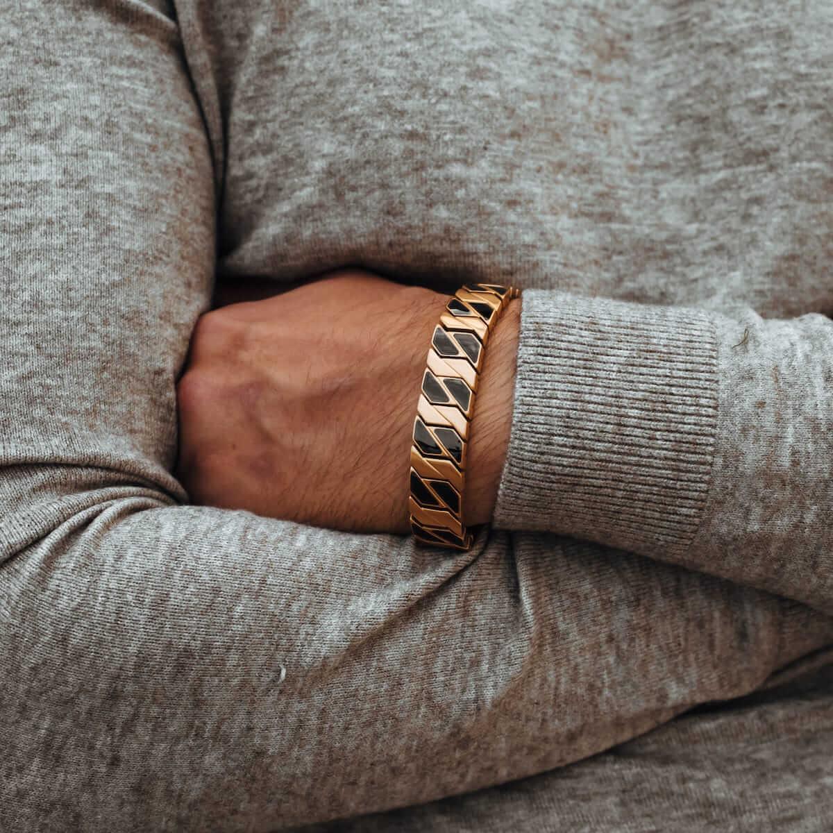 HOLZKERN | Armband Bandlett Bariton (Ahorn / Gold)