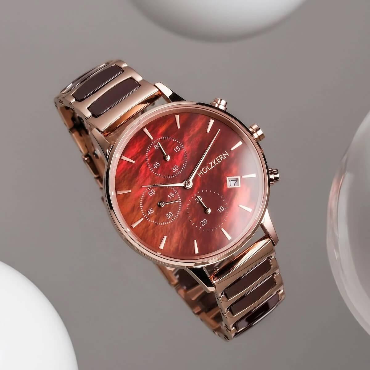 HOLZKERN | Shiny Feel Good Damen Chronograph