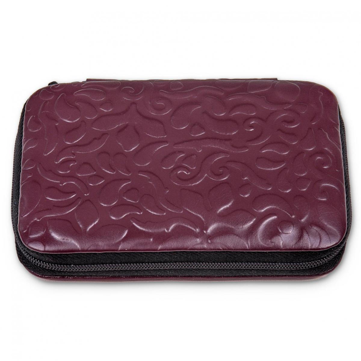 SACHER | Manikürenset 7-teilig Leder Ornamento bordeaux (TR400R.504.0101)